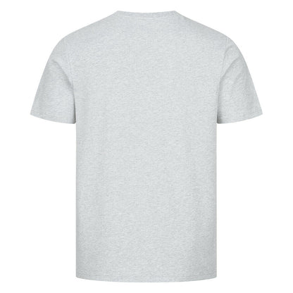 Graues shirt von hinten ohne aufdruck.